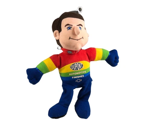 Nascar 1999 Jeff Gordon #24 Coolbeans Plush 10" Doll Sitting Dupont Toy Cover
