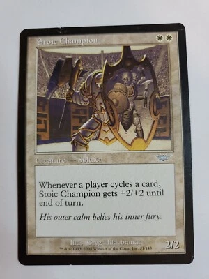 MTG Magic The Gathering Card Stole ChampionCreature Soldier White Legions 2003 - Image 1 of 2