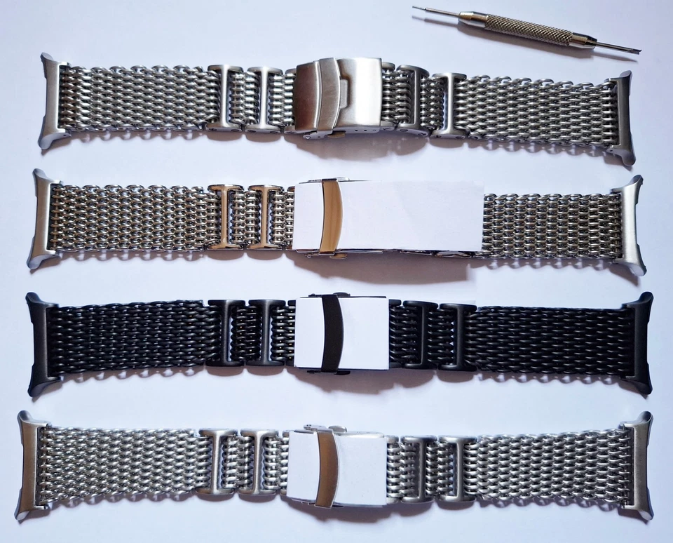 TAURUS SHARK H-LINK MESH DIVERS STRAP BAND FOR SAMSUNG GALAXY WATCH ULTRA 47MM Foto 1 de 4