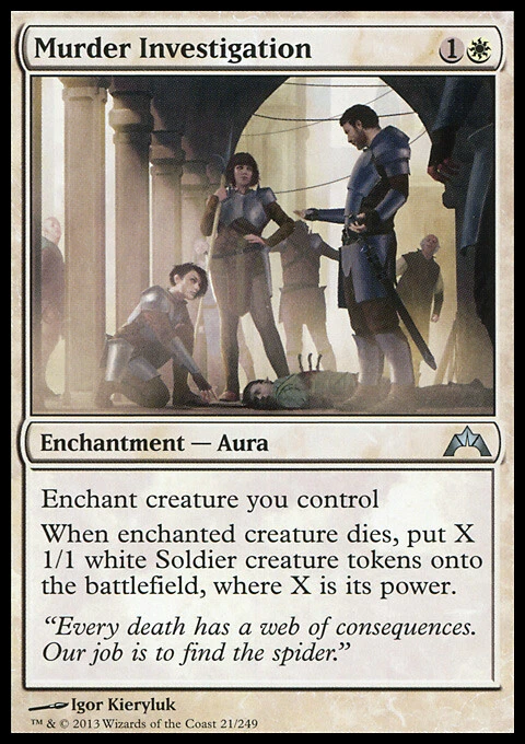 MTG Magic the Gathering Murder Investigation (21/257) Gatecrash LP - Image 1 of 1