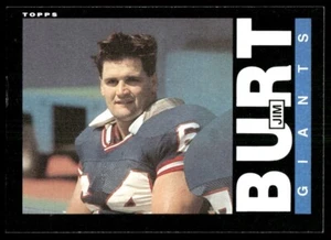 Jim Burt New York Giants #112 1985 Topps Football Card Rookie - Picture 1 of 2
