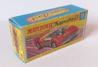Matchbox Superfast #19B 1:65 Road Dragster Repro Box Typ-H Lesney Series