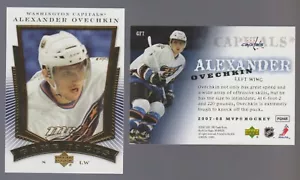 Alexander Ovechkin 2007-08 cubierta superior MVP hockey juego caras #GF7 3er año inserto - Imagen 1 de 1