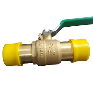 Matco-Norca Brass Ball Valve Shut Off 400 WOG 1 1/2 IN 1.5 IN 754LF NSF61-8 4122 - Picture 1 of 8