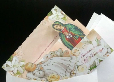 Invitaciones de ,A Mi Bautizo (Spanish Baptism Christening invitations), Favors  - Image 1 of 4
