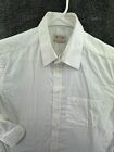 Eton Etastar Sweden Long Sleeve Button Up Shirt Men’s White Cotton Woven 15.75