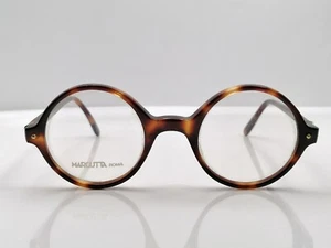 Vintage Margutta Roma 2080 Round Glasses Frame Unisex Old Stock Eyewear 80s - Picture 1 of 6