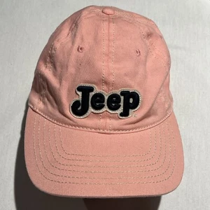 Cappello Baseball Jeep Berretto Rosa Strapback Cotone Ricamato Patch Ufficiale Autentico - Foto 1 di 13