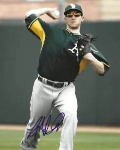 Signiertes 8x10 JARROD PARKER Oakland A's handsigniertes Foto - COA - Bild 1 von 1