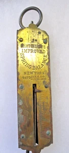 Pat. Scala 1892 - Chatillon's Improved Spring Balance, New York - Usato e funzionante - Foto 1 di 7