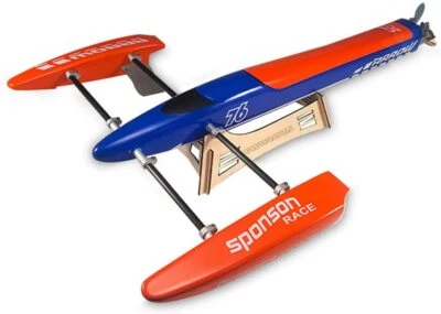 ARTR TFL 1128 Blue Arrow Outrigger Brushless Motor Fiberclass RC Electric Boat - Image 1 of 4