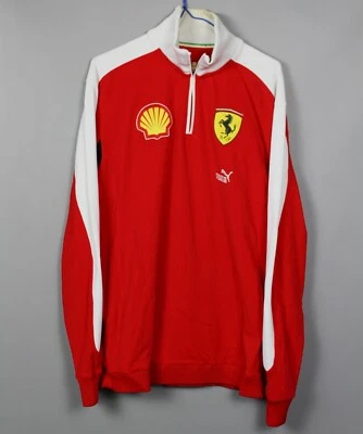 SCUDERIA FERRARI PUMA FULL ZIP JACKET TRACKSUIT RED SIZE L RACING FORMULA 1 - Image 1 of 4
