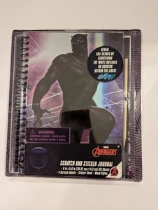 Marvel Avengers Black Panther Scratch and Sticker Journal - Picture 1 of 3