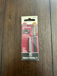 Ace 2059764 Power Screwdriver Bit #3 Square Recess 2" - Picture 1 of 3