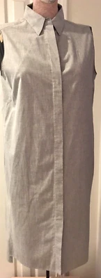 Nuevo con etiquetas Vestido Camisa Para Mujer RAG & BONE Gris M EE. UU. Gris Algodón Abotonado Victoria Foto 1 de 4
