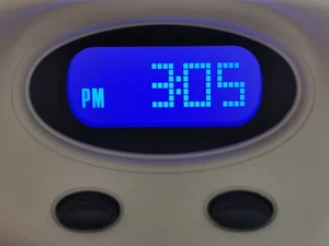 BMW Mini Cooper S R50 R52 R53 LCD roof clock choice of LED colour 1514217 - Picture 1 of 13