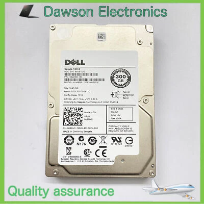 NEW DELL 0H8DVC H8DVC ST9300653SS 300GB 2.5 15K " 6Gbps SAS HDD Hard Drive - Image 1 of 4