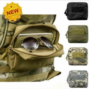 Mens  Military Molle Tactical Pouch Utility Tool Waist Pack Belt Bag Phone Pocke - Picture 1 of 16