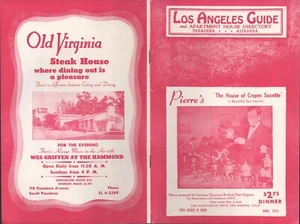 1953 Los Angeles, Kalifornien Unterhaltungsführer und WOHNHAUSVERZEICHNIS - Bild 1 von 6