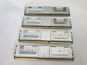 Samsung 4x4GB 16GB RAM Kit PC2-5300G-555-11-B0 2Rx4 667MHz Server Memory - Picture 1 of 1