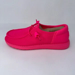 Hey Dude Wendy Mono Funk Damenschuhe Größe 7 elektrisch pink – bequeme Slipper - Bild 1 von 11