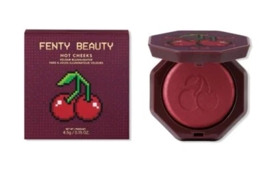 Fenty Beauty by Rihanna Cherry Pop Hot Cheeks Velour Blushlighter Cherriez Blush - Image 1 of 3