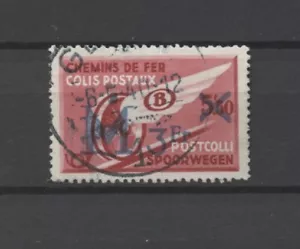 Nº: 130392 - BÉLGICA - "CHEMINS DE FER" - UN SELLO ANTIGUO con SOBREIMPRESIONES - ¡USADO!! - Imagen 1 de 1