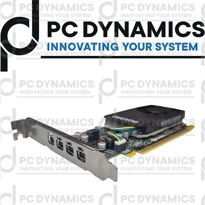 Nvidia Quadro P620 2 GB GDDR5 PCIe 4xMini DP HIGH Profile GPU - Immagine 1 di 3