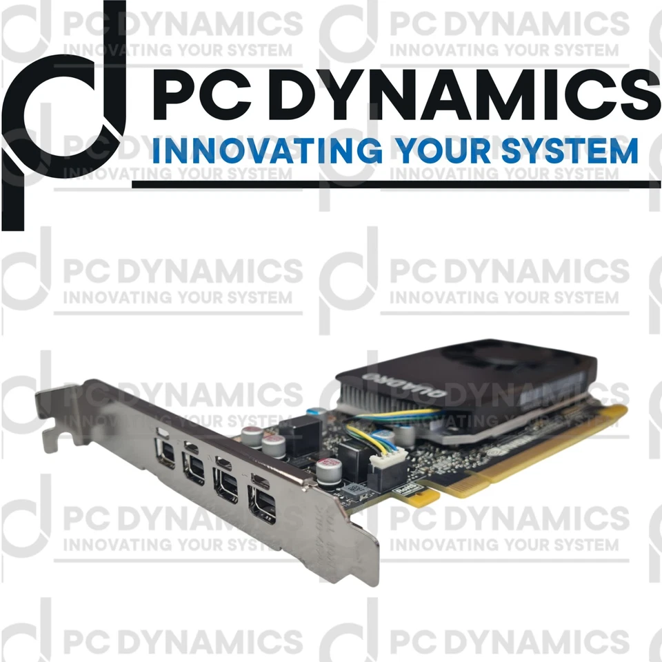 Nvidia Quadro P620 2 GB GDDR5 PCIe 4xMini DP HIGH Profile GPU - Immagine 1 di 3