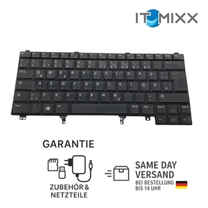 DELL Clavier D'Origine NSK-DVCUC 0G Qwertz pour E5420 E6320 E6220 Utilisé - Photo 1/2