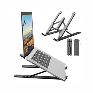 SOPORTE UNIVERSAL DE ALUMINIO AJUSTABLE 10" a 15" PARA PORTATIL NOTEBOOK TABLET - Imagen 1 de 12
