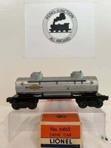 LIONEL6465 #7 SUNOCO 8000 GALLON TANK Var-B-TYPE2B BODY CAR -BLT-50-52 LK/N - Picture 1 of 4