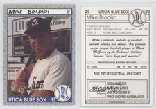 1990 Bill Pucko Utica Blue Sox Mike Bradish #29