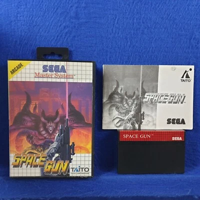 Master System SPACE GUN Boxed & Complete Sega PAL Version REGION FREE - Image 1 of 4