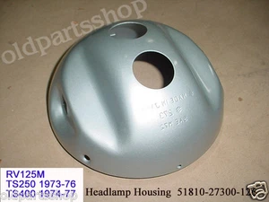 Suzuki RV125 TS250 TS400 Headlight Case NOS Head Lamp Cover 51810-27300 SHELL - Bild 1 von 1