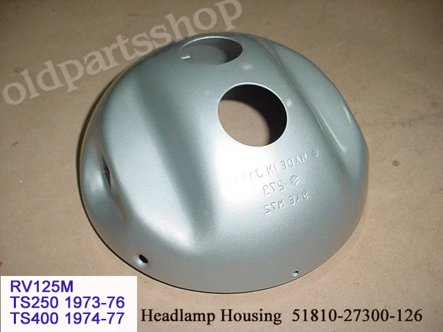 Suzuki RV125 TS250 TS400 Headlight Case NOS Head Lamp Cover 51810-27300 SHELL - Image 1 of 1
