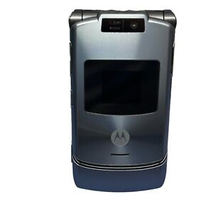 Vintage Motorola Razr Flip Cell Phone 1.3Mp 8X Zoom Cingular Collectors Untested