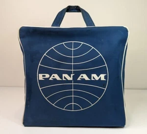 Vintage 1960er PAM AM Airline Attendant Handgepäck Reisetasche Beuteltasche Ford's Royal Cruise - Bild 1 von 11