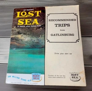Vtg Travel Brochure Sail Tennessee's LOST SEA +Recommended Trips From Gatlinburg - Picture 1 of 8