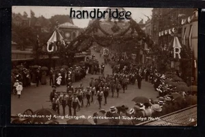 Tunbridge Wells, Coronación del Rey Jorge V. Procesión - fotografía real p/c - Imagen 1 de 1