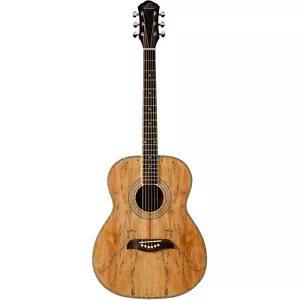 Oscar Schmidt OF2SM Folk-Style Acoustic Guitar, Spalted Maple - Picture 1 of 9