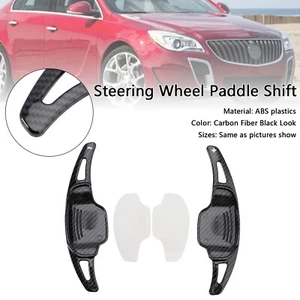 Carbon Look Steering Wheel Paddle Shifter Extension Covers Fit Chevy Camaro ZA - Picture 1 of 17