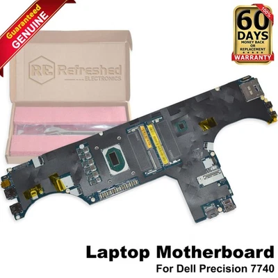 Placa madre Dell Precision 7740 i9-9980H octa-core 2,4 GHz CPU LA-H281P VG304 Foto 1 de 4