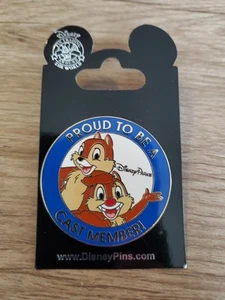 Disney Pin CHIP & DALE Proud to be a Cast Member Exclusive - Picture 1 of 2