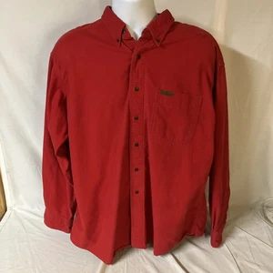 Camisa Woolrich Para Hombres Deportista Gamuza Franela Gruesa Manga Larga XL Roja Envío Gratis - Imagen 1 de 7