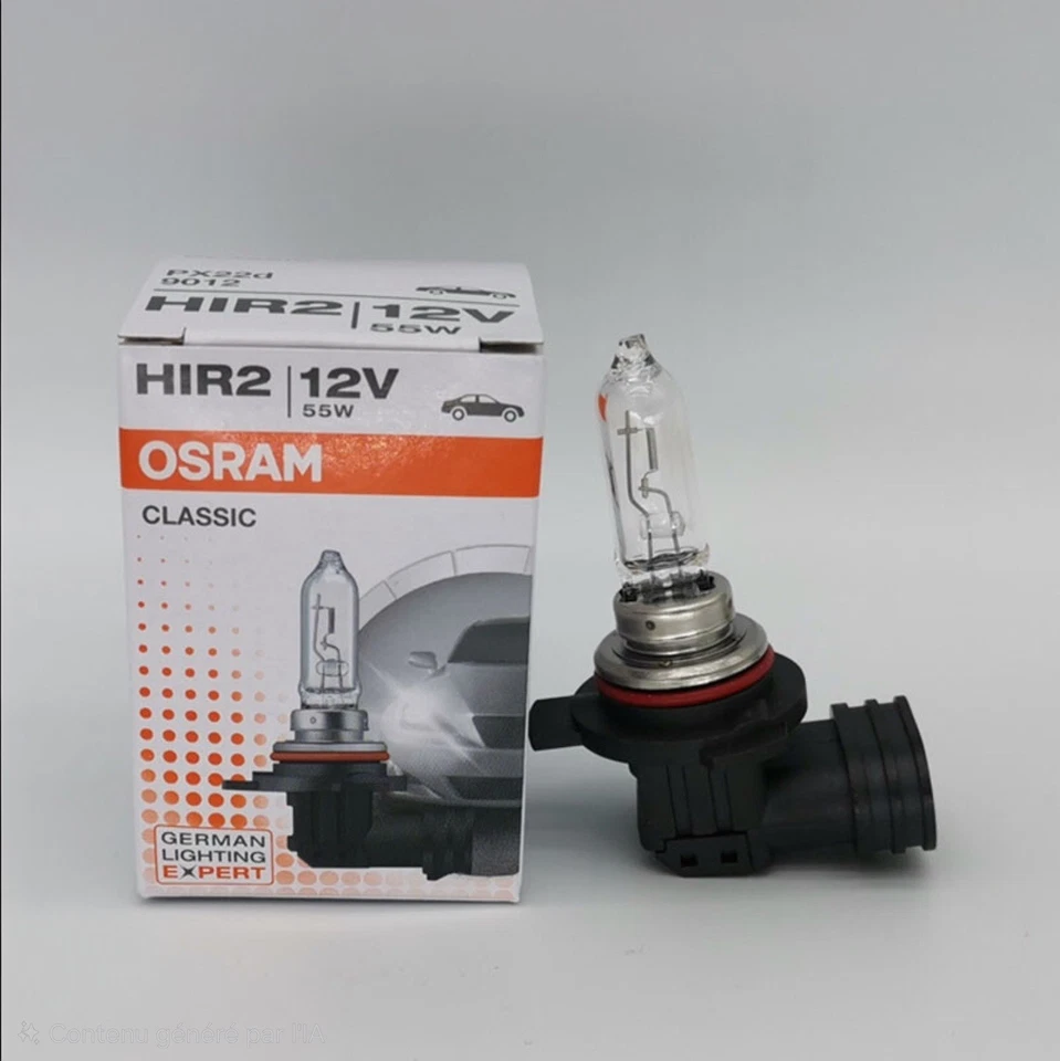Ampoule halogène Osram Automotive 9012 Original Line HIR2 55 W 1 pc(s) - Photo 1/1