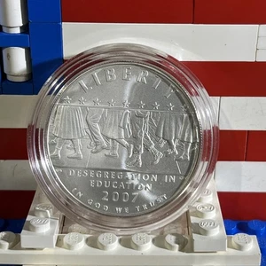 2007-P Desegregation Silver Commemorative Dollar 90% Silver UNC - Picture 1 of 4