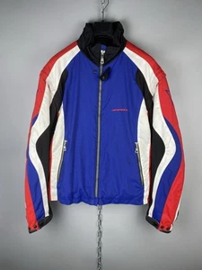 Vintage Dainese Mens Multicolor Zip Motorcycle Biker Dry Jacket Size L - Picture 1 of 19