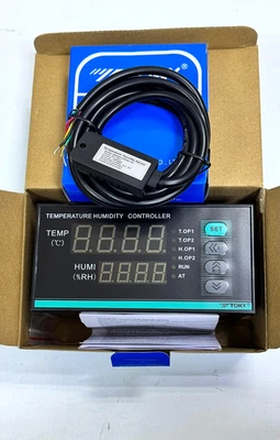 TOKY | TH80-R10 / DMSHT3XD0A-A0 | Temperature Humidity Controller & Sensor - Image 1 of 4
