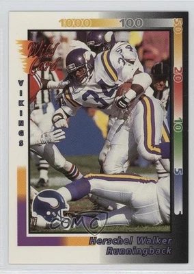 1992 Wild Card Herschel Walker #63 - Image 1 of 2